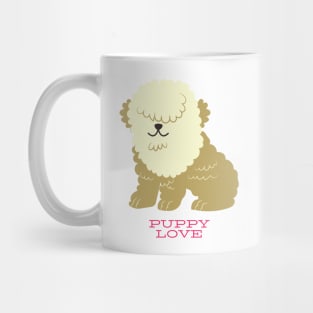 Valentine's Day Puppy Love Cute Gift for Dog Lovers Mug